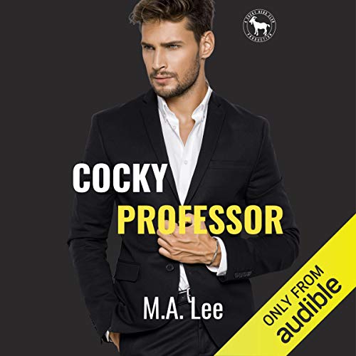 Diseño de la portada del título Cocky Professor