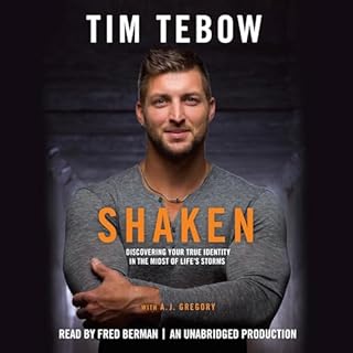 Shaken Audiolibro Por Tim Tebow arte de portada