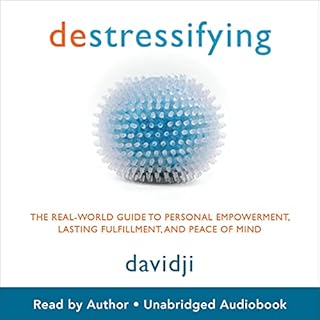 destressifying Audiolibro Por Davidji arte de portada