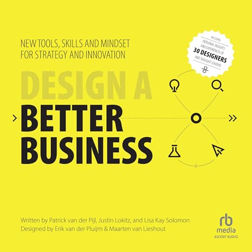 Diseño de la portada del título Design a Better Business