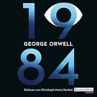 1984 Audiolibro Por George Orwell arte de portada