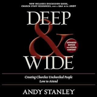 Deep & Wide Audiolibro Por Andy Stanley arte de portada