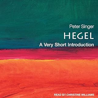 Hegel Audiolibro Por Peter Singer arte de portada