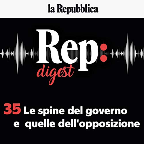 Le spine del governo. E quelle dell'opposizione Audiolibro Por Roberto Mania, Luca Fraioli, Maria Novella De Luca, Claudio Ti