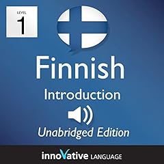 Learn Finnish: Level 1 - Introduction to Finnish, Volume 1: Lessons 1-25 Audiolibro Por InnovativeLanguage.com arte de portada