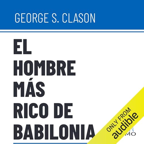 Diseño de la portada del título El hombre más rico de babilonia