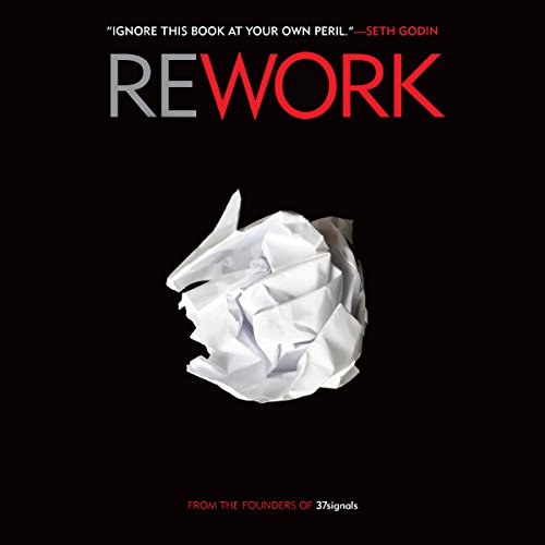 Rework Audiolibro Por Jason Fried, David Heinemeier Hansson arte de portada