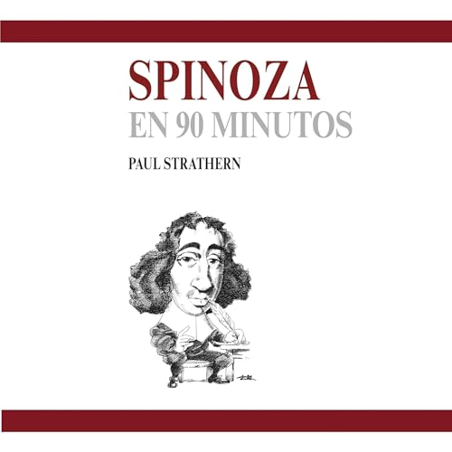 Diseño de la portada del título Spinoza en 90 minutos