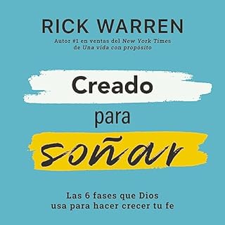 Creado para soñar [Created to Dream] Audiolibro Por Rick Warren arte de portada