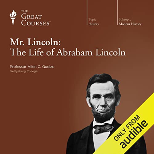 Diseño de la portada del título Mr. Lincoln: The Life of Abraham Lincoln