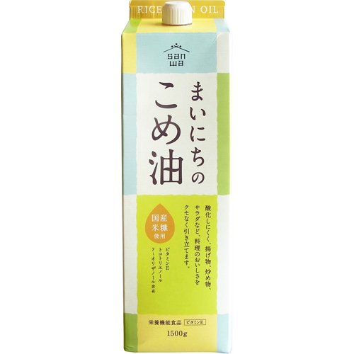 みづほ まいにちのこめ油（こめあぶら） 1500g ×3個セット