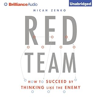 Red Team Audiolibro Por Micah Zenko arte de portada