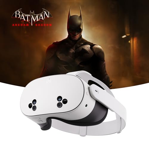 Meta Quest 3S 128 GB — Llévate el Juego Batman: Arkham Shadow y Disfruta de 3 Meses de Prueba de Meta Quest+ — Gafas de Reali