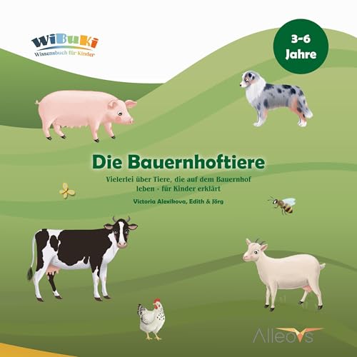 "WiBuKi" Wissensbuch für Kinder: Die Bauernhoftiere Titelbild