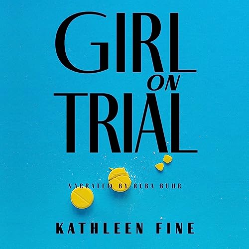 Diseño de la portada del título Girl on Trial