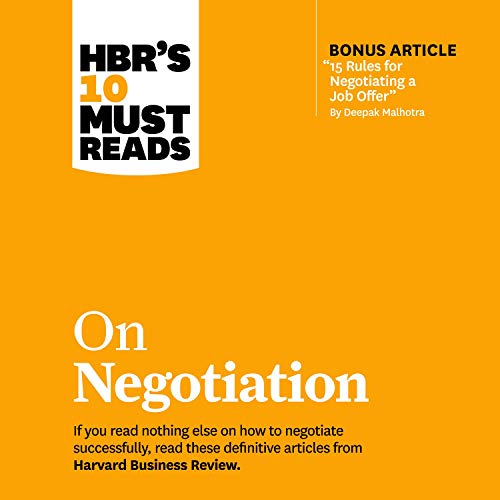 HBR's 10 Must Reads on Negotiation Titelbild