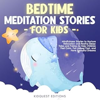 Bedtime Meditation Stories for Kids Audiolibro Por KidQuest Editions arte de portada