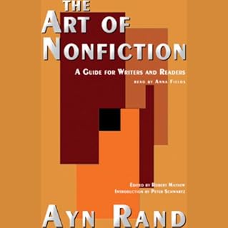 The Art of Nonfiction Audiobook By Ayn Rand cover art