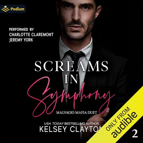 Screams in Symphony Audiolivro Por Kelsey Clayton capa