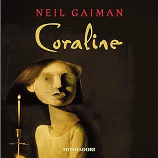 Coraline Audiolibro Por Neil Gaiman arte de portada