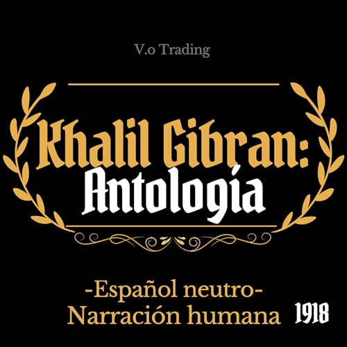 Diseño de la portada del título Khalil Gibrán: Antología