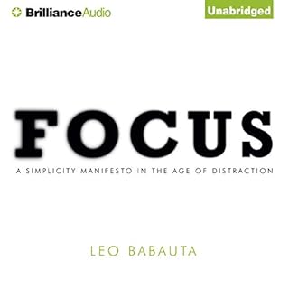 Focus Audiolibro Por Leo Babauta arte de portada