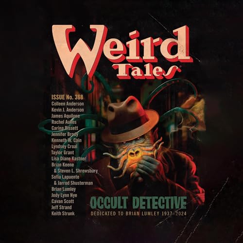 Diseño de la portada del título Weird Tales Magazine No. 368