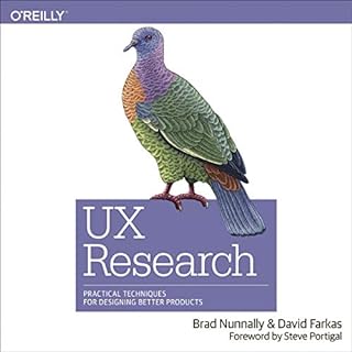 UX Research Audiolibro Por Brad Nunnally, David Farkas arte de portada