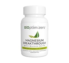 BiOptimizers Magnesium Breakthrough Supplement 4.0 - Has 7 Forms of Magnesium: Glycinate, Malate, Citrate, and More - Natur…