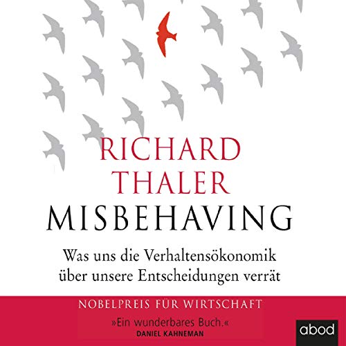 Misbehaving Audiolibro Por Richard H. Thaler arte de portada