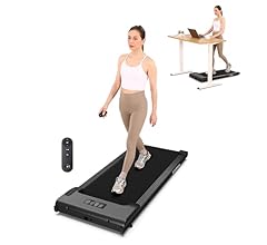 Lichico Walking Pad Under Desk Treadmill，Portable Small Treadmills for Home and Office，Super Quiet Brushless Motorized Walk…