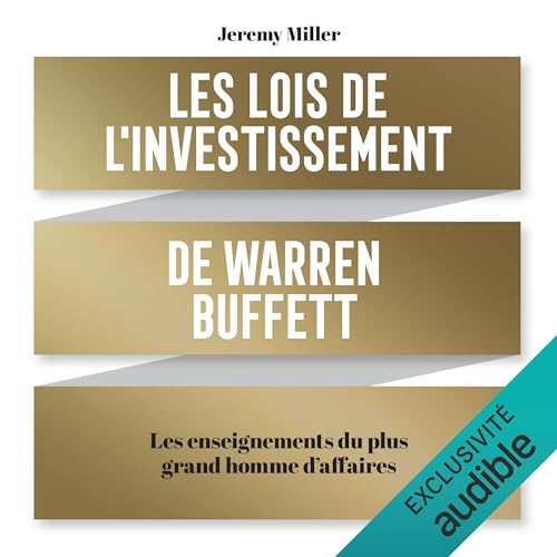 Page de couverture de Les lois de l'investissement de Warren Buffett