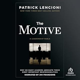 The Motive Audiolibro Por Patrick M. Lencioni arte de portada