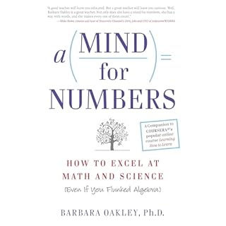 A Mind for Numbers Audiolibro Por Barbara Oakley PhD arte de portada