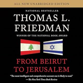 From Beirut to Jerusalem Audiolibro Por Thomas L. Friedman arte de portada