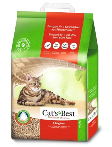 Cat's Best 29734 - Arena para gatos, 20 l / 8,6 kg - el embalaje puede diferir