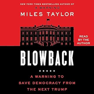 Blowback Audiobook By Miles Taylor cover art