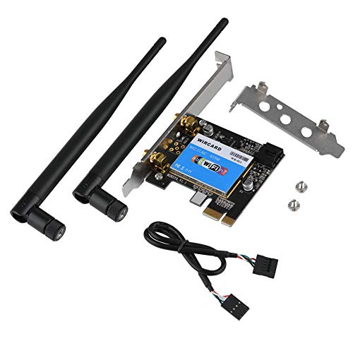 Tarjeta inalámbrica PCI Express, Tarjetas de Interfaz de Red Bluetooth 433Mbps de Banda Dual 2.4G / 5G WiFi para máquinas pub