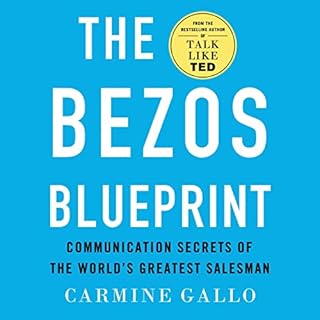 The Bezos Blueprint Audiolibro Por Carmine Gallo arte de portada