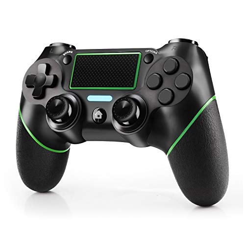 Etpark Mando para PS-4, Mando Inalámbrico Mando Bluetooth Compatible con PS-4/Pro/Slim/PC, Gamepad Jostick con Doble Vibració