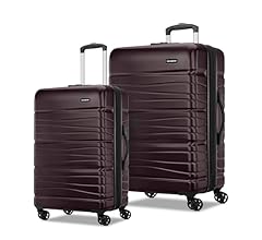 Samsonite Evolve Se Hardside Expandable Luggage with Double Spinner Wheels, Cordovan, 2PC Set (CO/L)