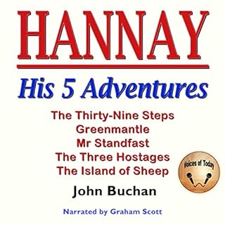 Hannay: His 5 Adventures Audiolibro Por John Buchan arte de portada