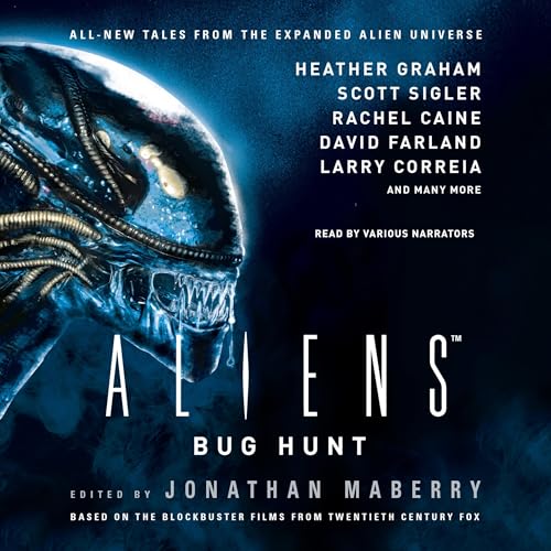 Aliens: Bug Hunt Audiolibro Por Jonathan Maberry - editor arte de portada