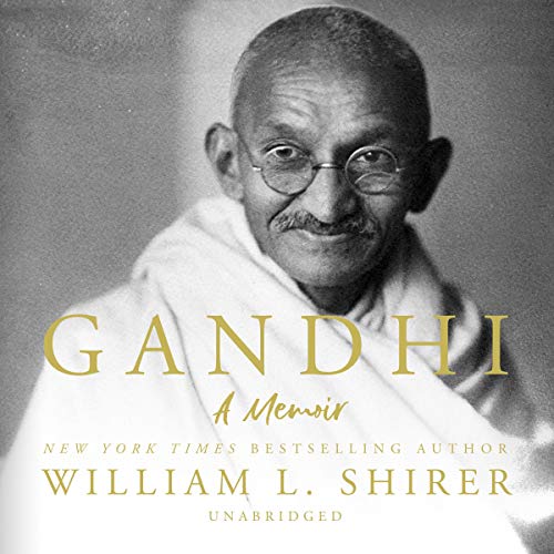 Gandhi Audiolibro Por William L. Shirer arte de portada