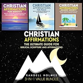 Christian Affirmations: 3-in-1 Value Bundle Audiolibro Por Randell Holmes arte de portada