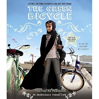 The Green Bicycle Audiolibro Por Haifaa Al Mansour arte de portada