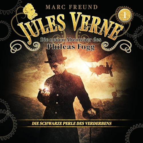 Die schwarze Perle des Verderbens Audiolibro Por Jules Verne, Marc Freund arte de portada