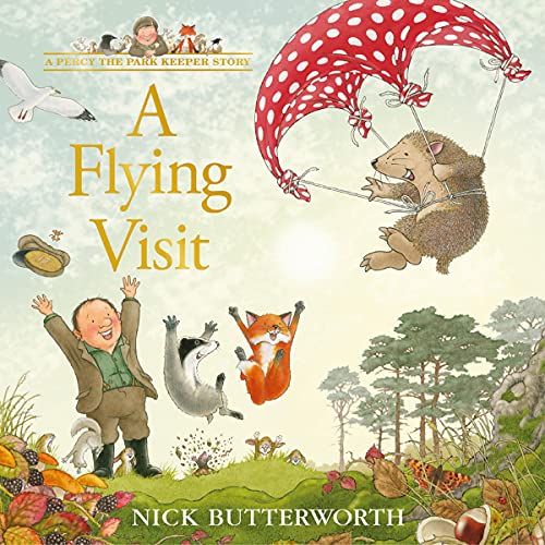 A Flying Visit Audiolibro Por Nick Butterworth arte de portada