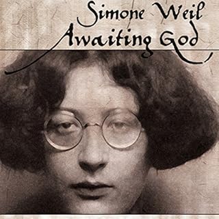 Awaiting God Audiolibro Por Simone Weil arte de portada