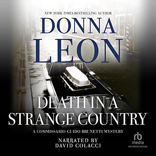 Death in a Strange Country Audiolibro Por Donna Leon arte de portada